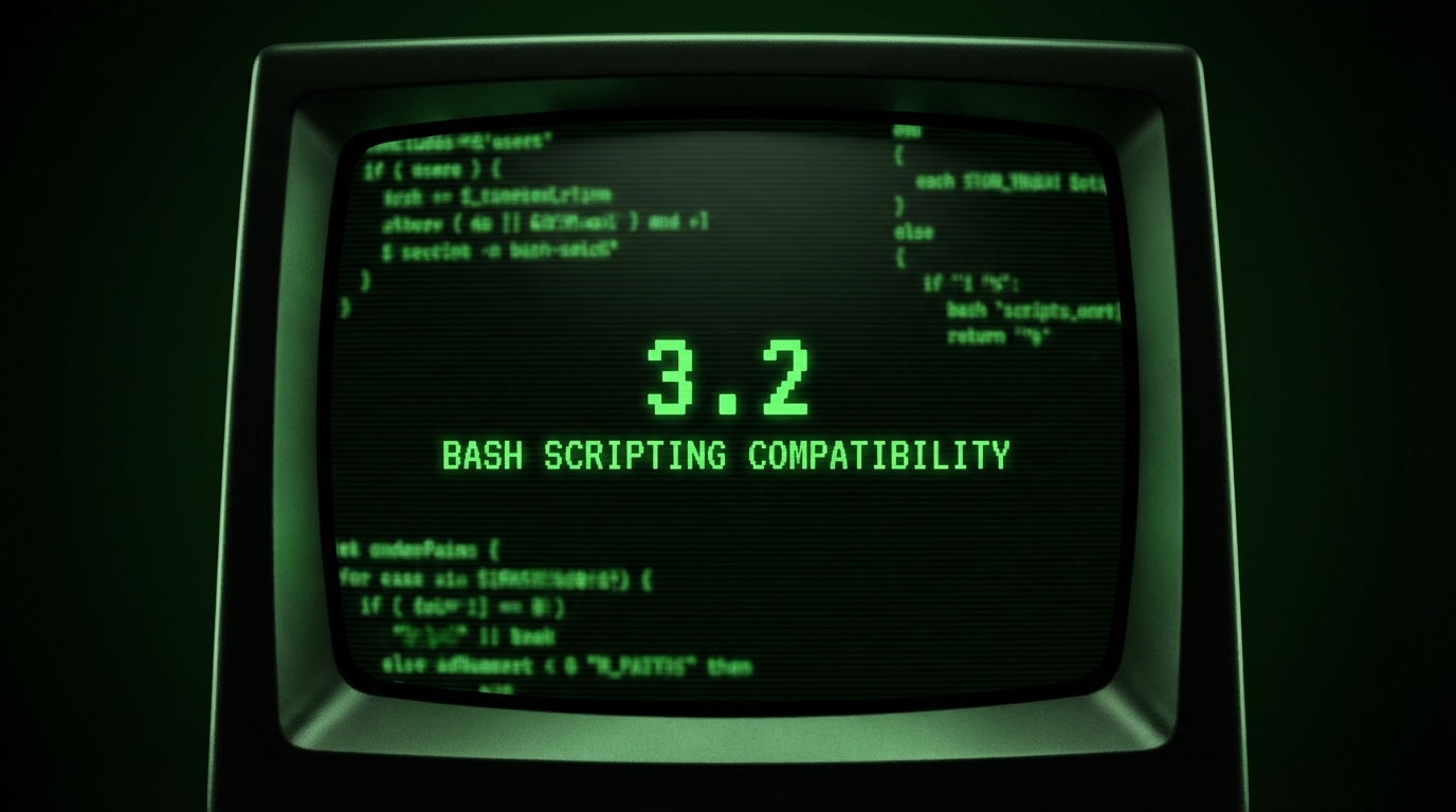 Bash 3.2: macOS's Secret Compatibility Trap