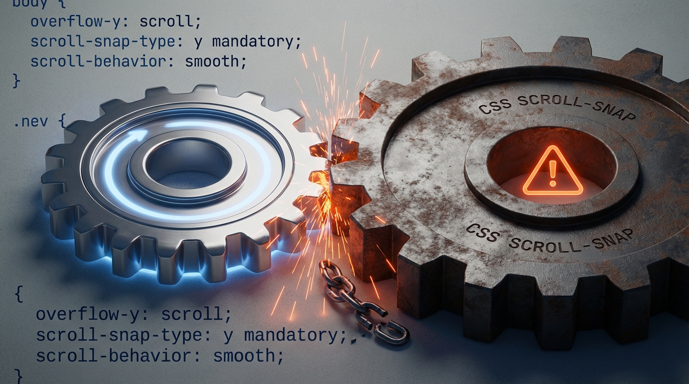 Why Lenis Broke My Scroll-Snap (And How I Fixed It)
