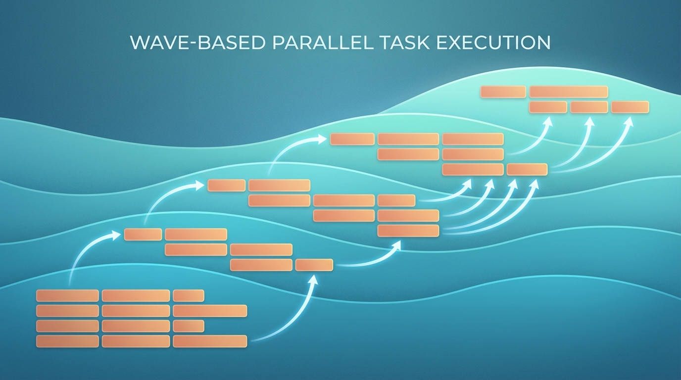 Wave-Based Task Orchestration: When Theoretical Parallelism Meets Reality