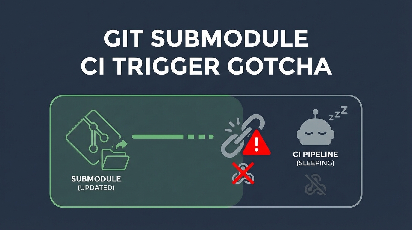 Git Submodules Don't Trigger CI: The Webhook Gotcha