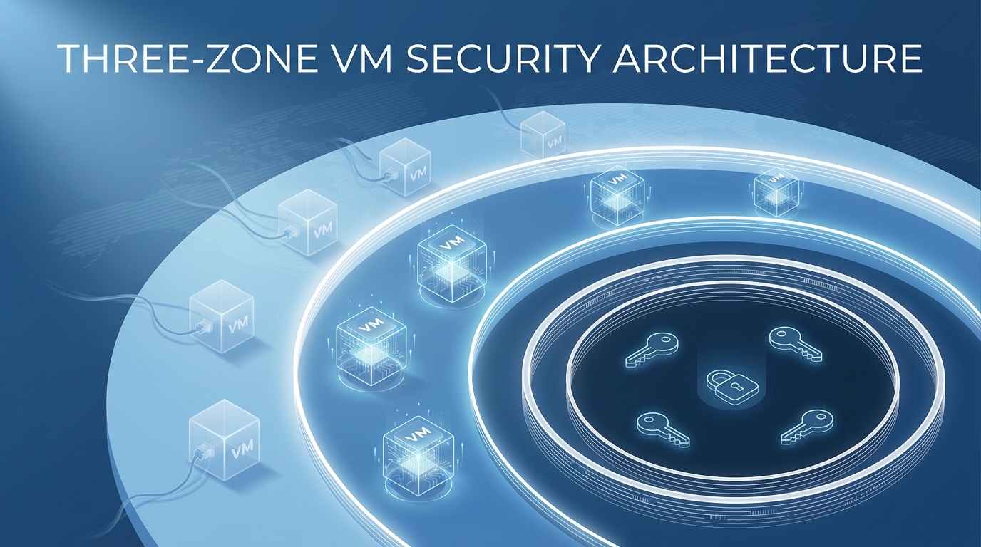 Defense in Depth: A Three-Zone VM Architecture for Autonomous AI Agents