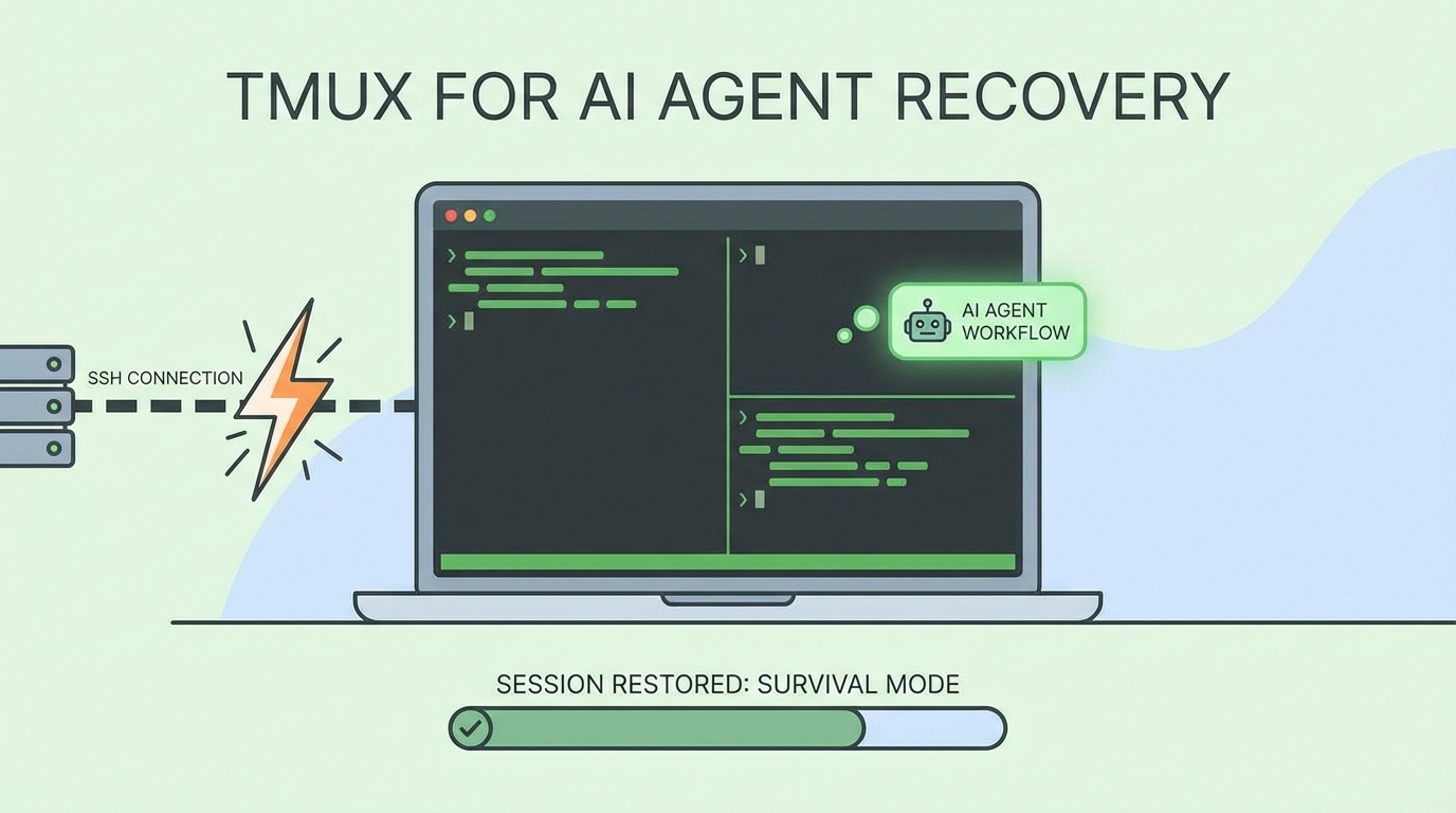 Never Lose AI Agent Progress: Tmux for Remote Sessions